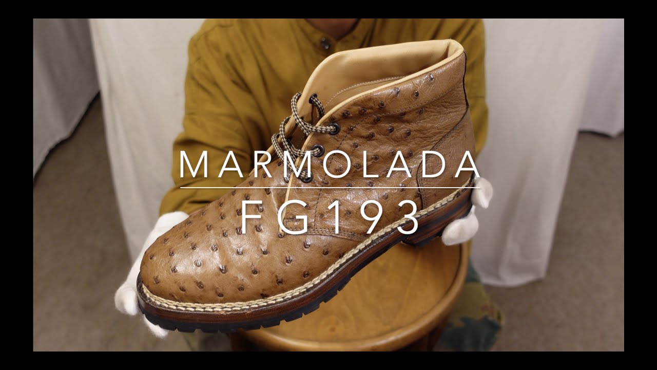 フラテッリ ジャコメッティ FG193 チャッカブーツ オーストリッチ