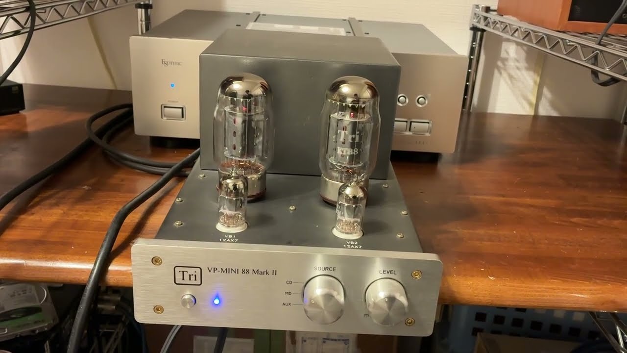 Audio preview video Triode vp-mini88 mark2 vacuum tube amplifier