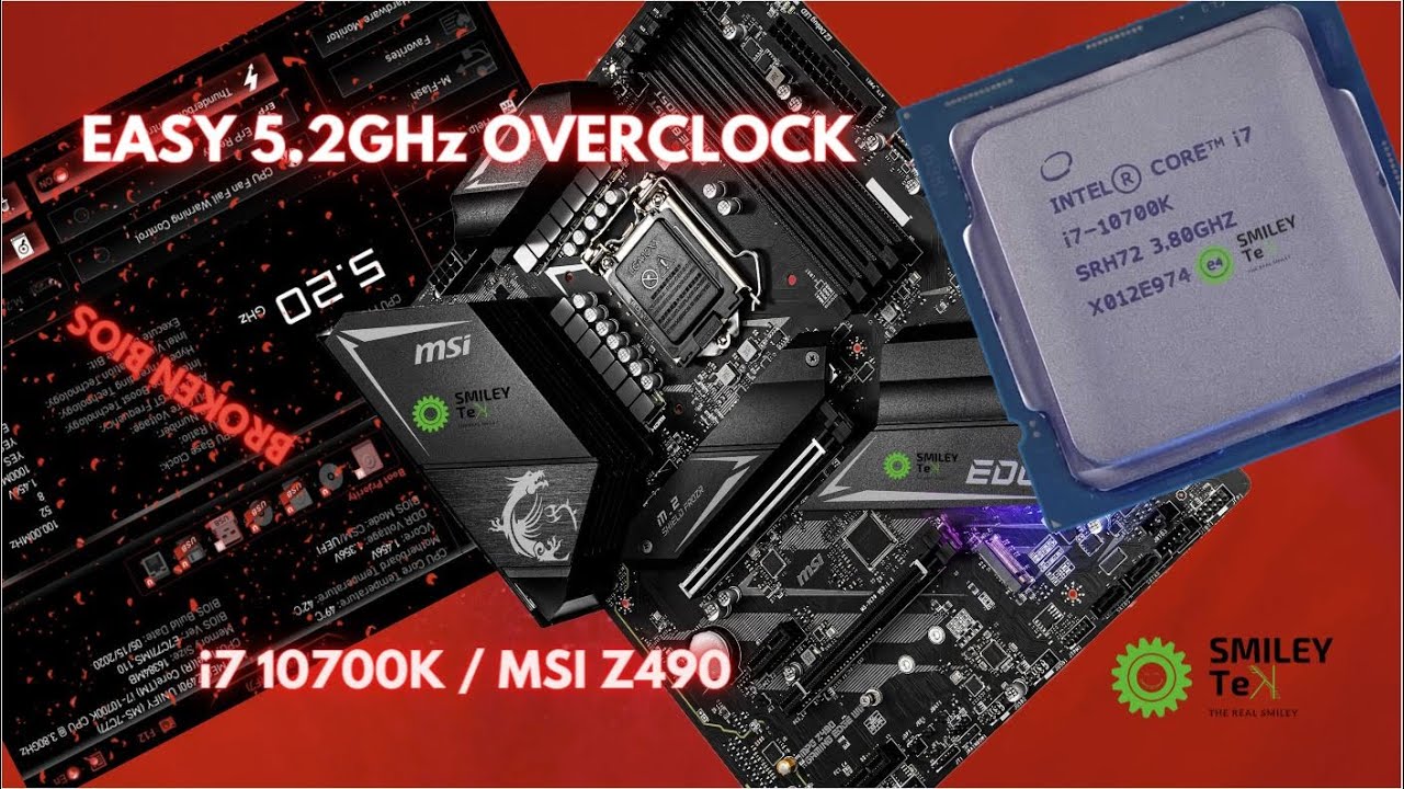 MSI Z490 MPG Per Core Overclock is Broken? Here's an Easy Quick