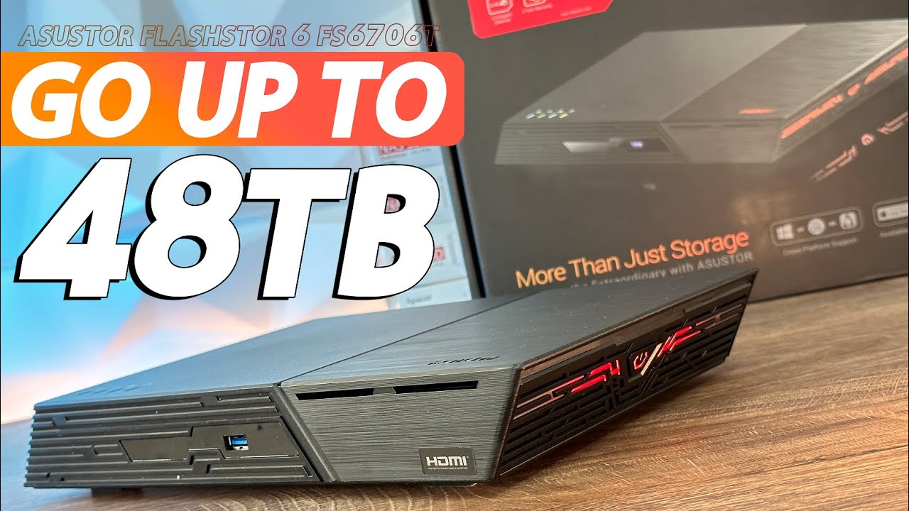 ASUSTOR FS6706T - 6x BAY NVMe SSD NAS - YouTube