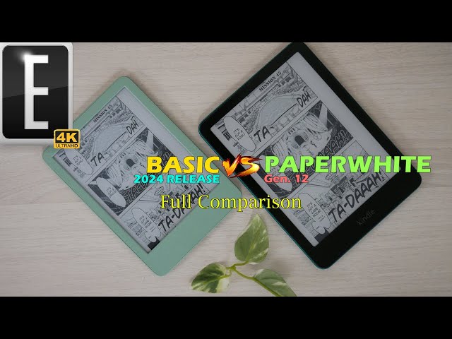 Amazon Kindle Paperwhite Gen 12 vs Kindle Matcha Comparison - YouTube