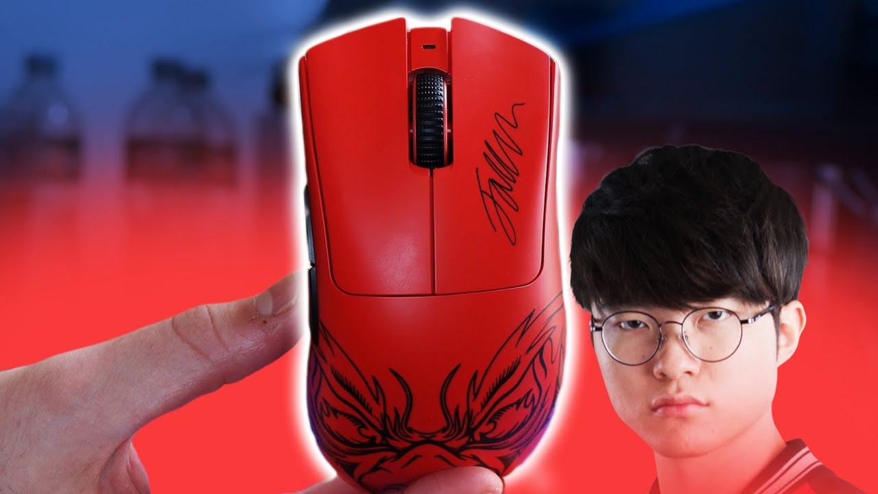 Razer Deathadder v3 PRO FAKER EDITION - YouTube