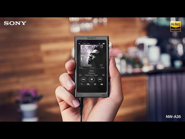 New Sony NW-A35 Hi-Res Walkman with Touchscreen Display - YouTube