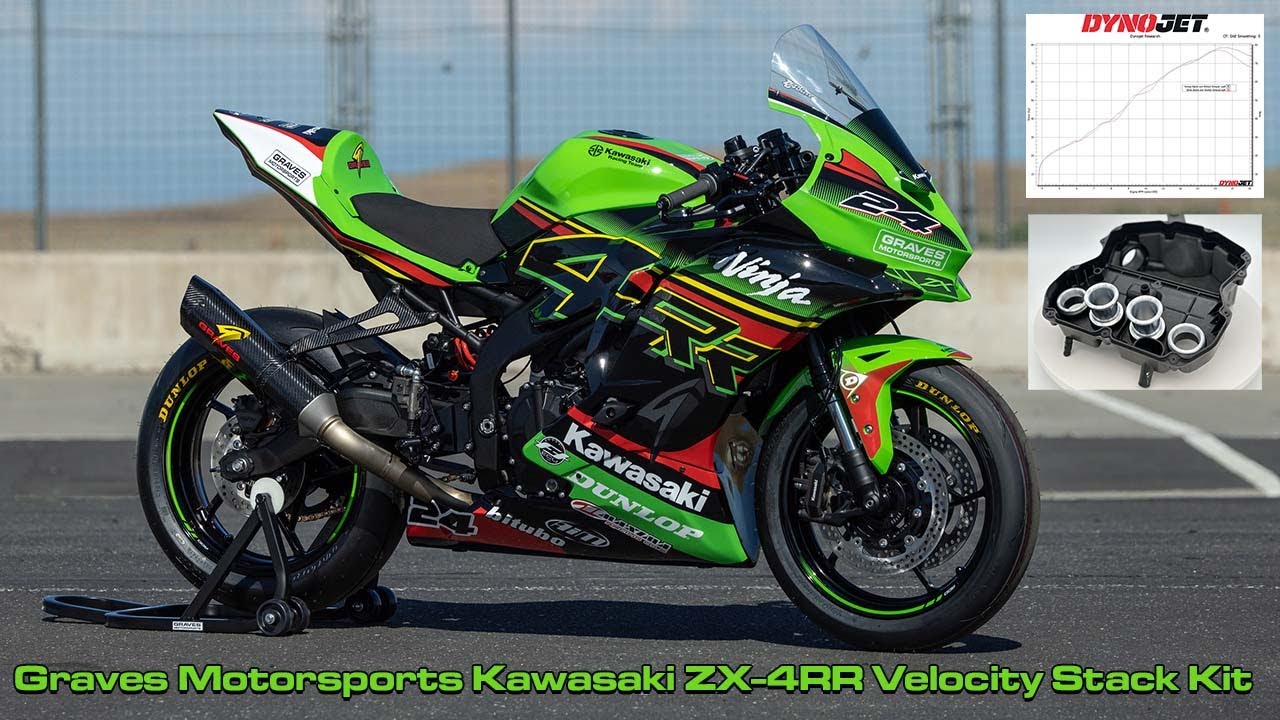 Kawasaki ZX-4RR / ZX-4R Velocity Stacks V1