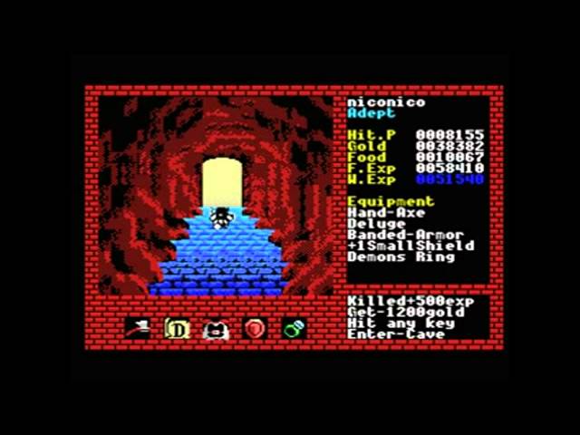 MSX ｻﾞﾅﾄﾞｩ (Xanadu) Clear - YouTube