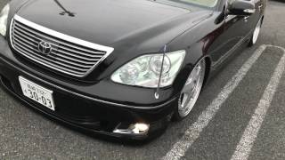 30後期セルシオ コーナーポール格納 - YouTube