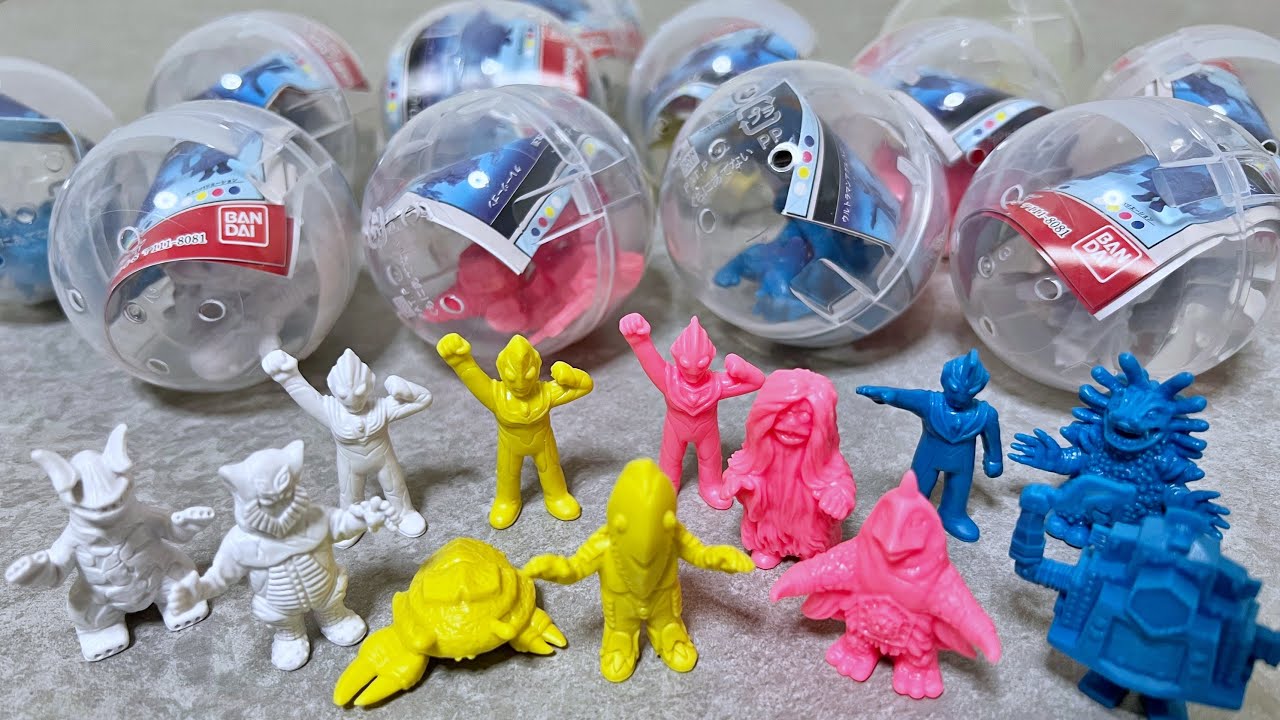 Gashapon] Ultra Monster Eraser NEO2 16 types Ultraman Review - YouTube