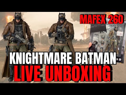 MAFEX 260 Knightmare Batman LIVE Unboxing & Review - YouTube