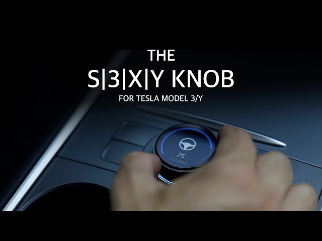 S|3|X|Y Knob - The Smartest Rotary Controller For Your Tesla - YouTube