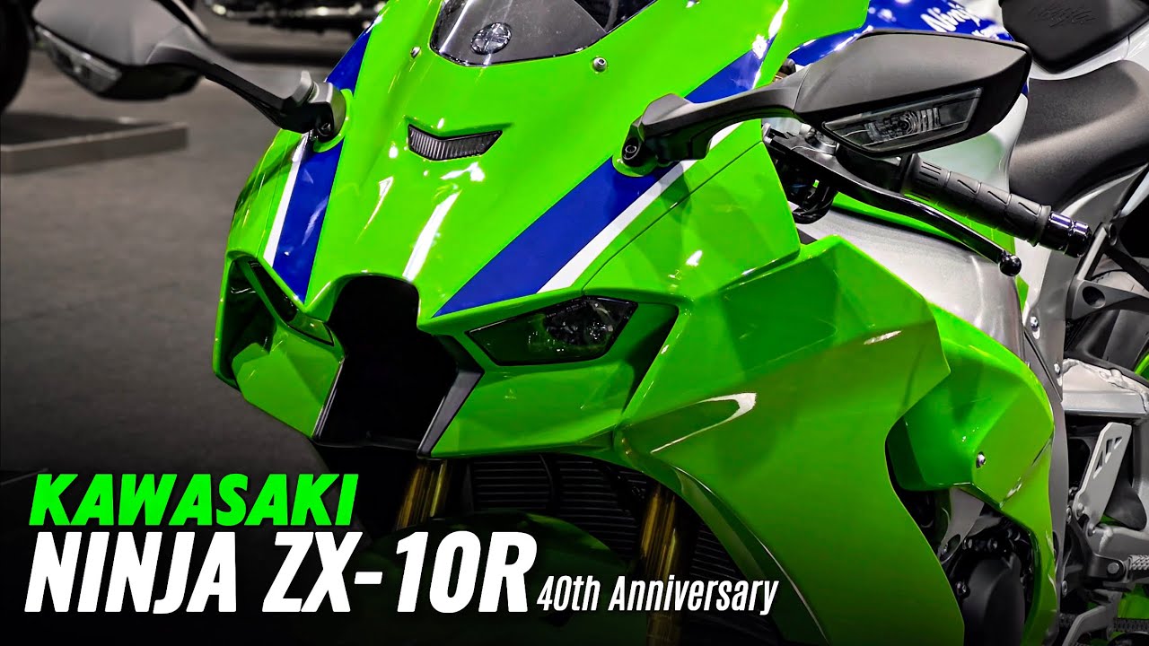Kawasaki Ninja ZX-10R 40th Anniversary Edition | 4K - YouTube