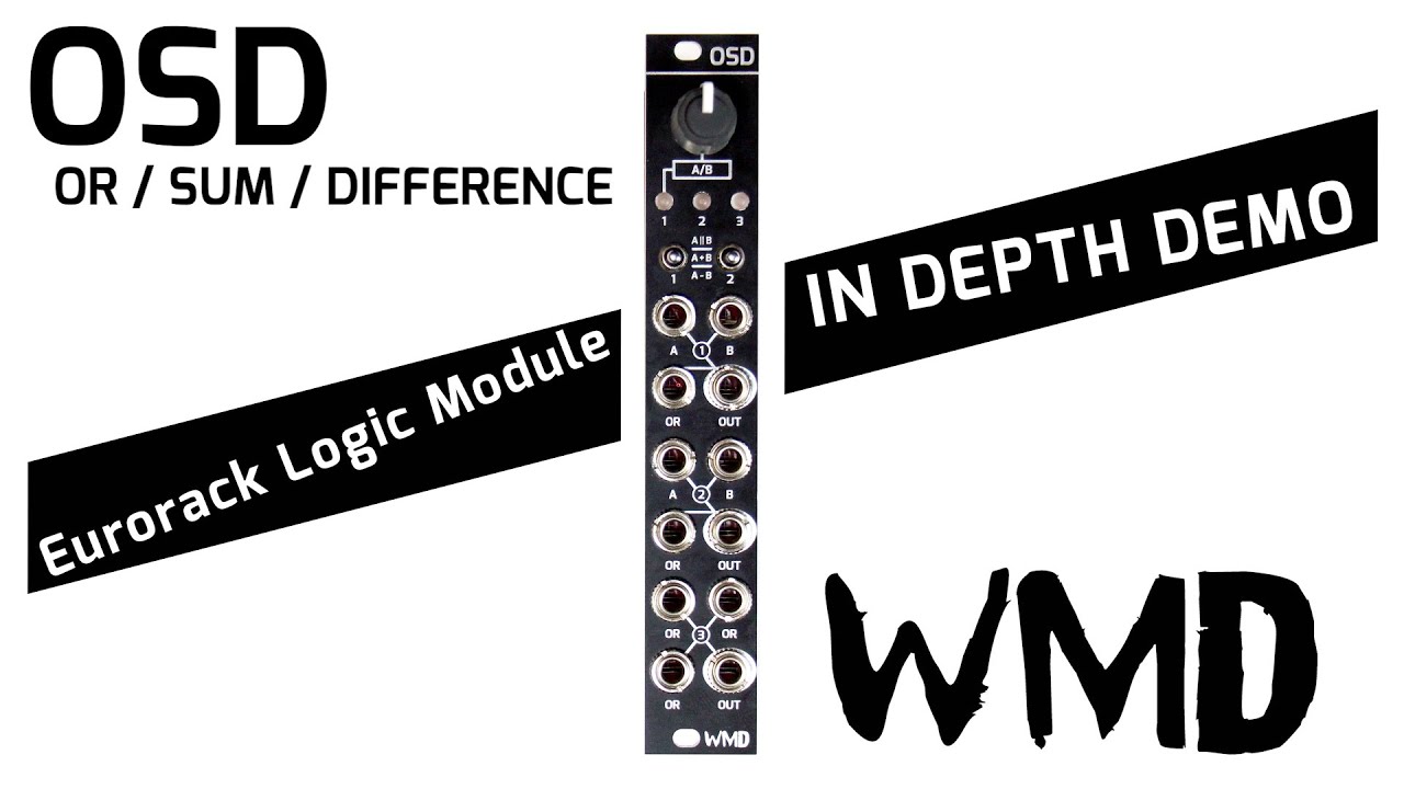 WMD SUBWAY - 8 input, 1 output scanner eurorack module - In depth