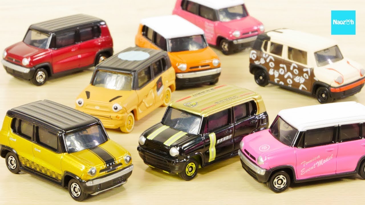 All Hustler Tomica discontinued, all 8 units, Tomica lottery event