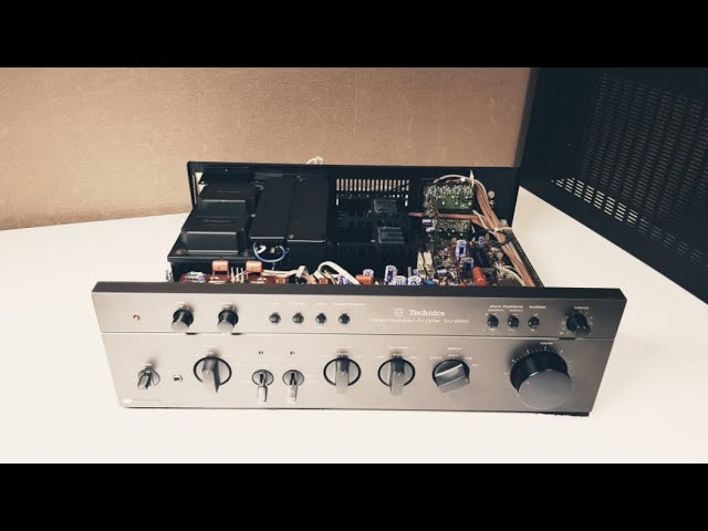 Technics SU-8080 Amplifier (1976') - Look inside after repair
