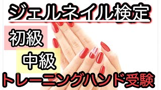 ジェルネイル検定初級・中級も『トレーニングハンド受験』に！！詳細