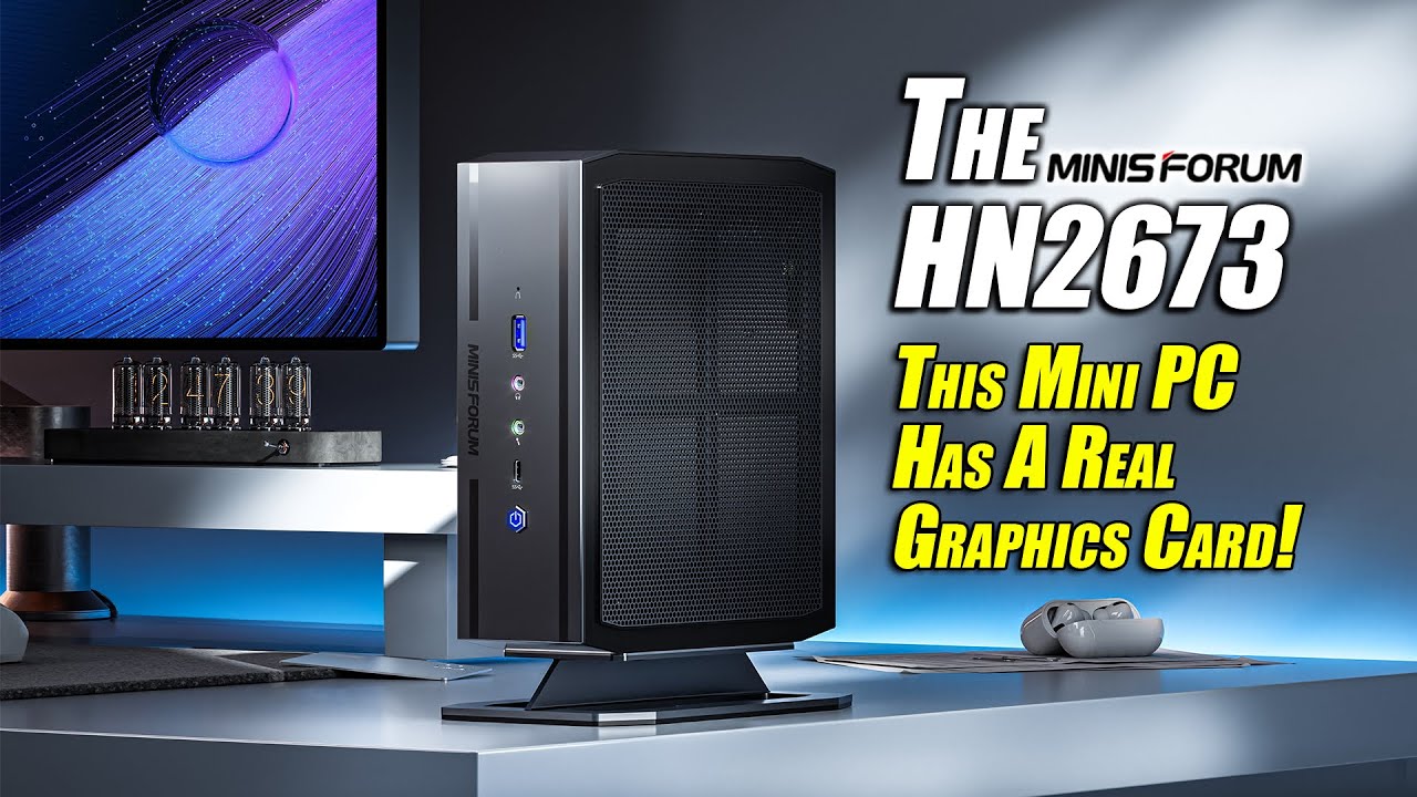 This Mini PC Has A Powerful Dedicated Graphics Card! Minisforum