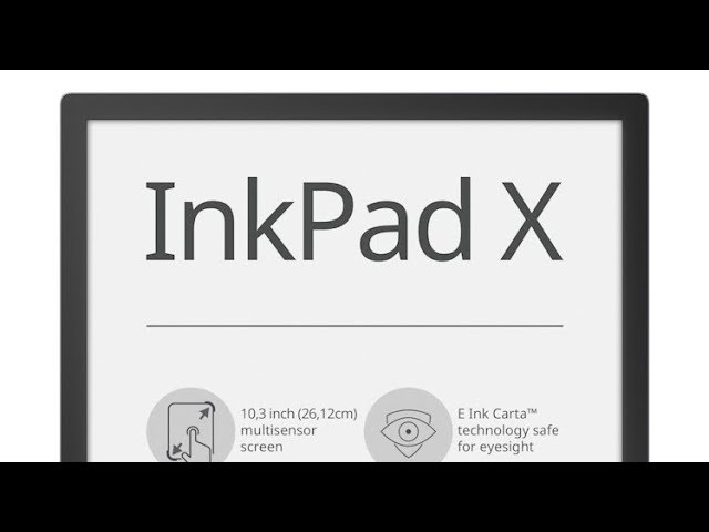 Pocketbook Inkpad X 10.3 inch e-reader is out soon - YouTube