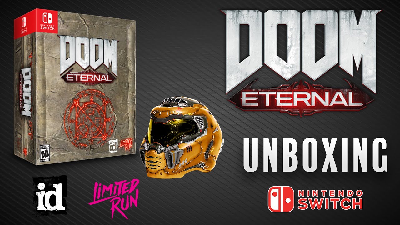 DOOM Eternal Ultimate Edition and Phobos Helmet Unboxing - YouTube