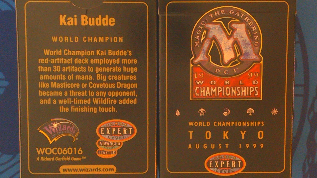 Magic Worlds 1999 World Championships Deck - World Champion Kai