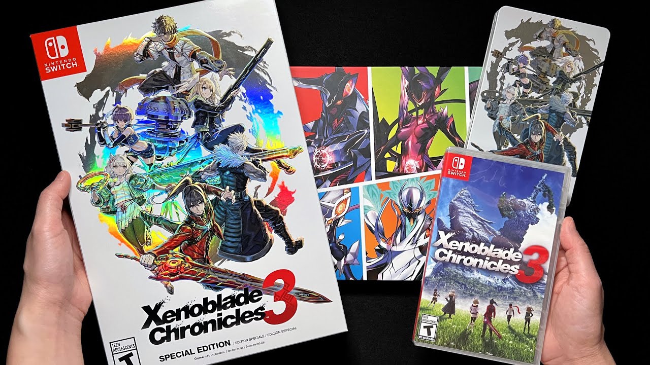 HANDS ON Xenoblade Chronicles 3 Special Edition UNBOXING