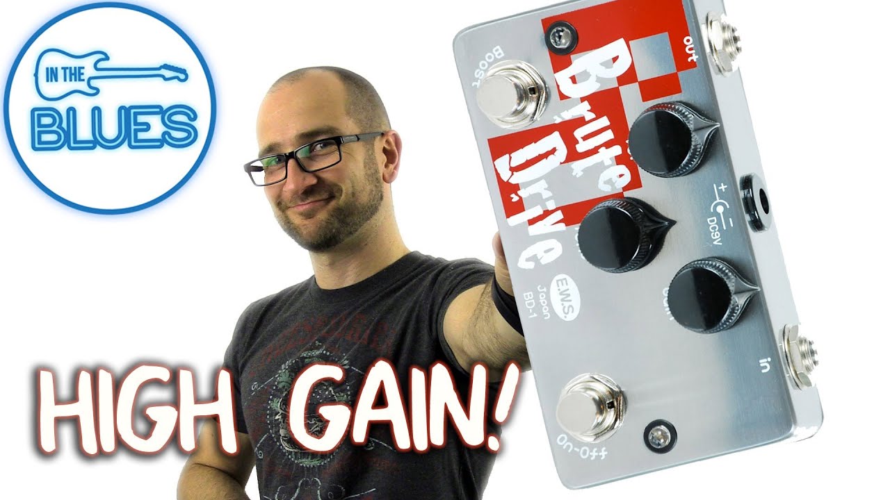 EWS Brute Drive BD-1 Distortion Pedal (High Gain Demo) - YouTube