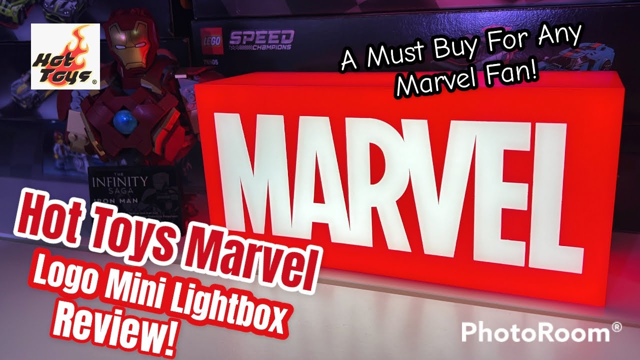 Hot Toys Marvel Logo Mini Lightbox Review - A Must For Any Marvel