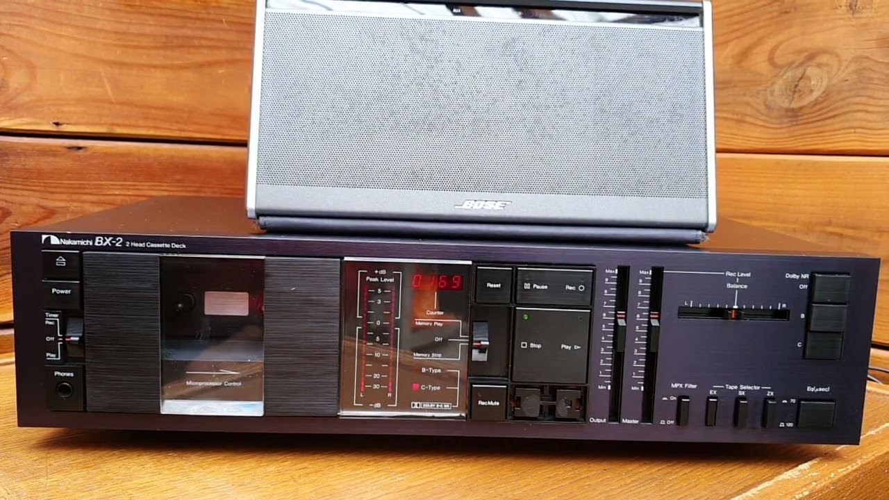 Nakamichi BX-2 Stereo Cassette Deck from 1982 made in Japan - YouTube