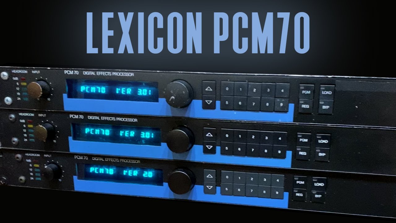 スタジオ系ギタリスト定番ラック機材 ・・・ Lexicon PCM70 - みちのく