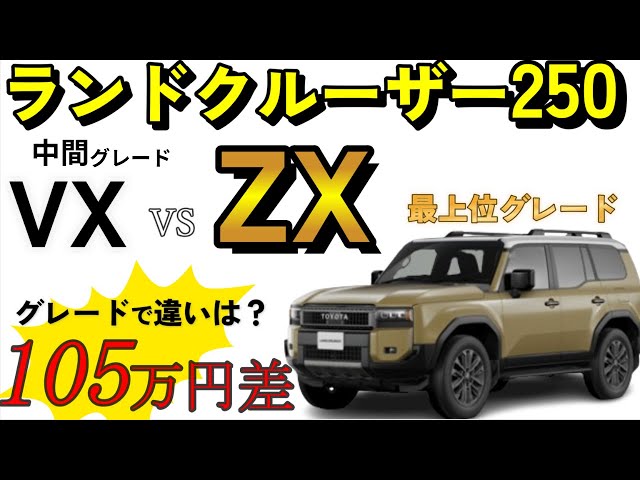 Land Cruiser 250] A thorough explanation of all the differences