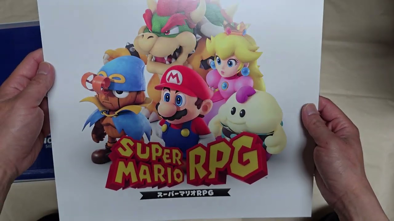 Super Mario RPG Remake Original Sound vinyl box set Unboxing - YouTube
