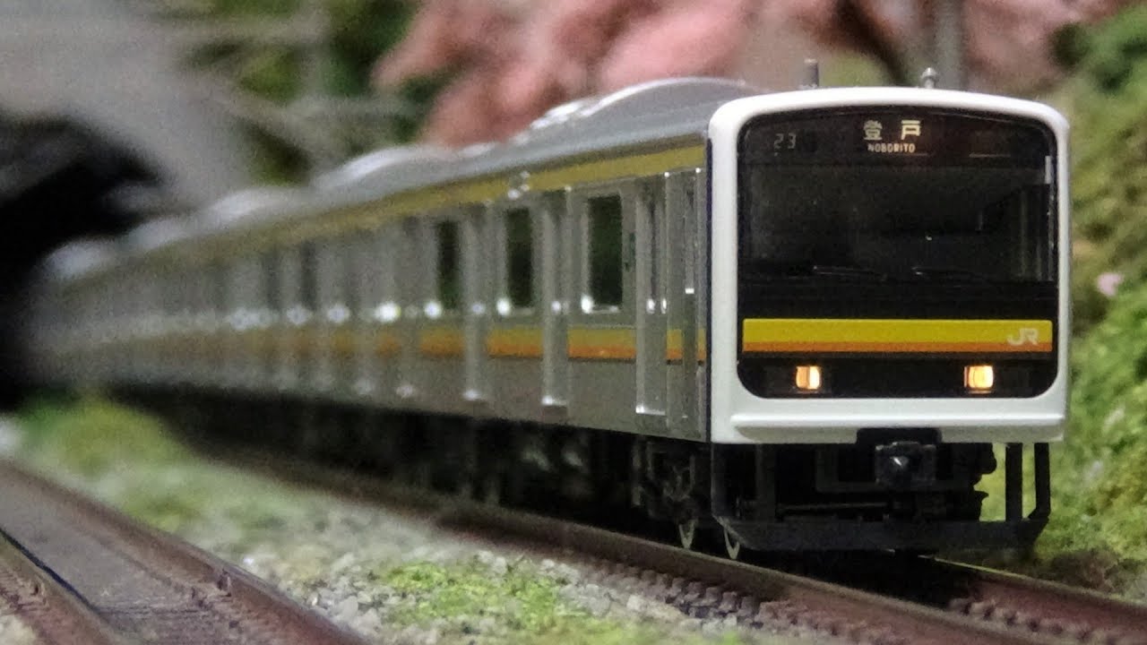 Nゲージ 209系0番台 南武線 走行シーン集 - YouTube