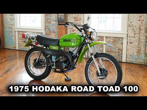 PRISTINE 1975 HODAKA ROAD TOAD 100 RESTORATION BY KAPLAN CYCLES