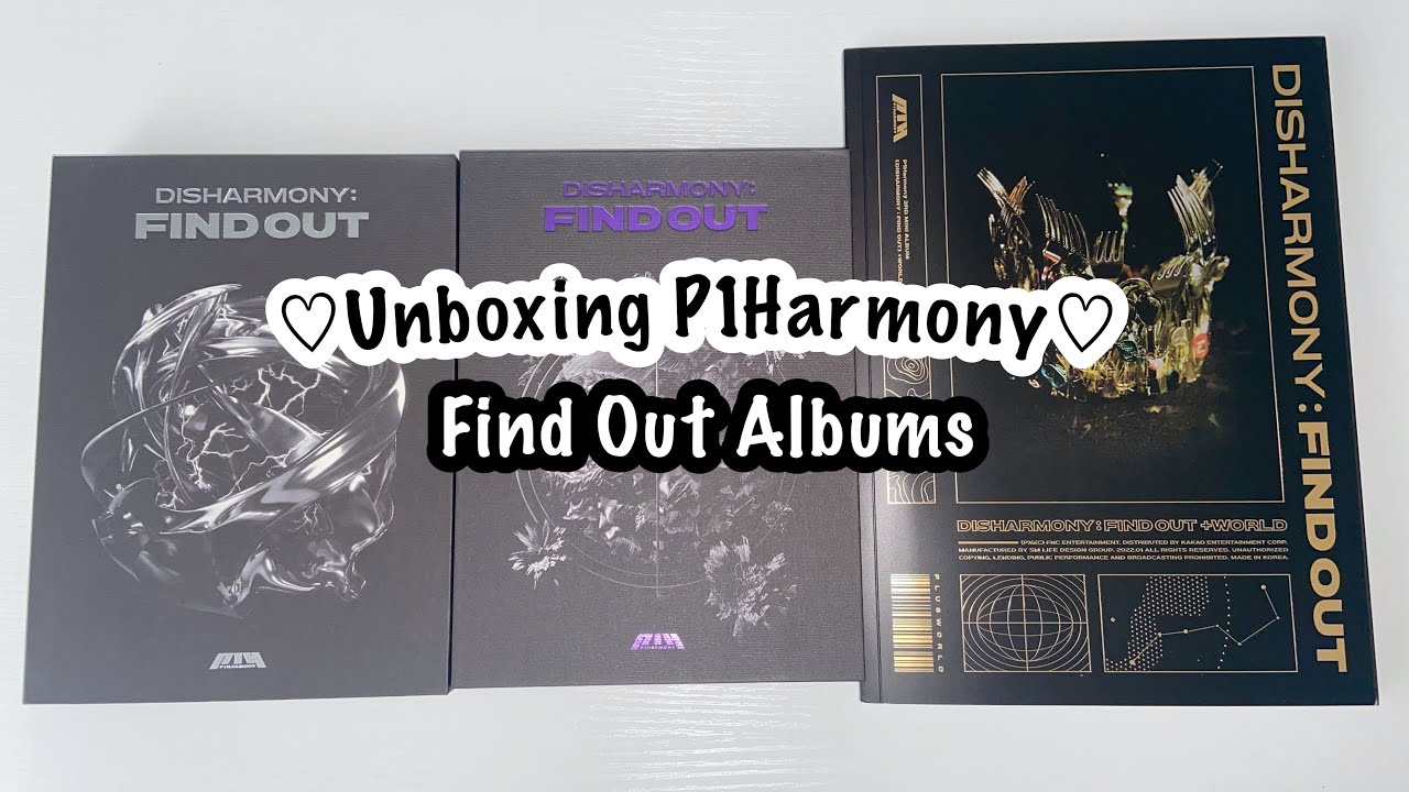 Unboxing P1Harmony Disharmony: Find Out | all versions | legendary