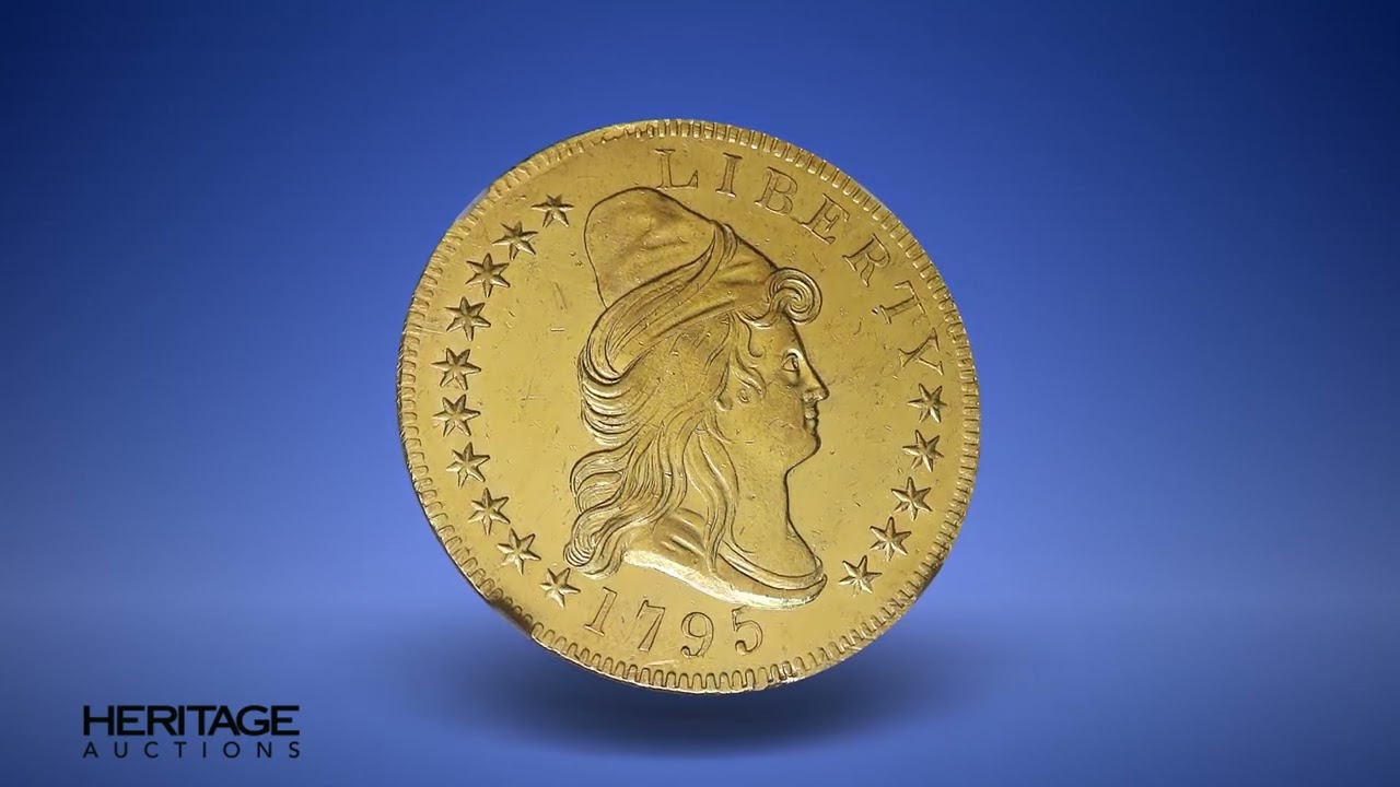 1795 $10 13 Leaves, BD-5, R.5, MS61 NGC. Early Eagles | Lot