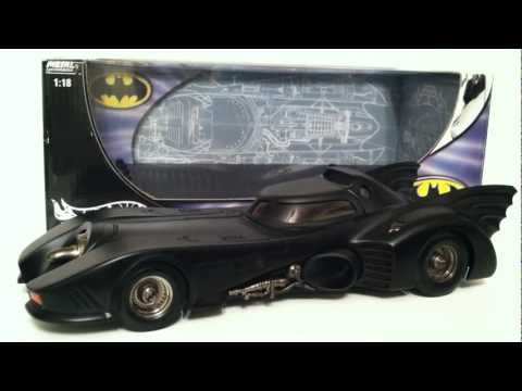 1989 Batmobile Review - Diecast Metal 1:18 Scale - YouTube