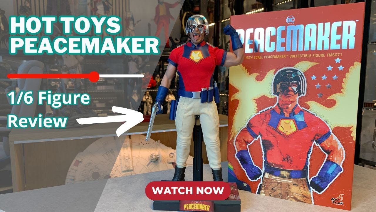 Hot Toys Peacemaker 1/6 figure - Unbox and Quick Look - YouTube
