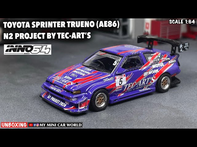 MY MINI CAR WORLD』UNBOXING INNO64 1/64 TOYOTA SPRINTER TRUENO