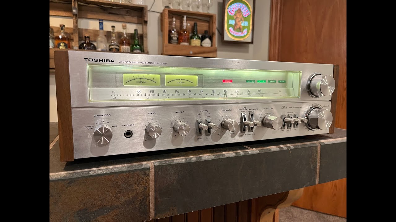 Vintage Stereo Receiver Review - Toshiba SA 750Better than the