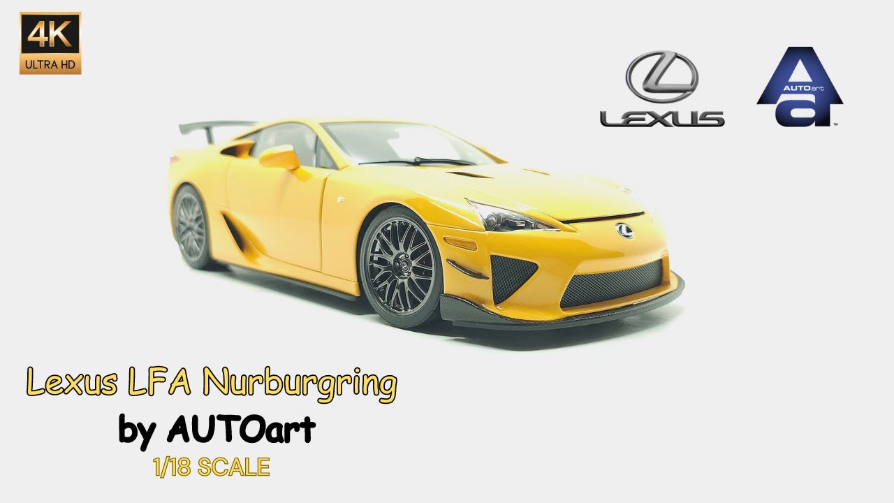Lexus LFA Nurburgring by AUTOart 1/18 Scale Diecast - 4k - YouTube