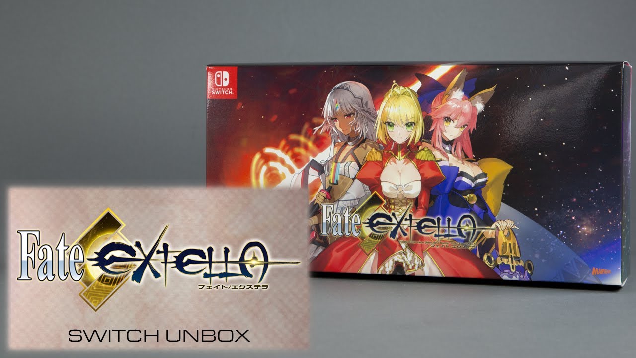 NSW] Fate/Extella The Umbral Star Limited Box unboxing - YouTube