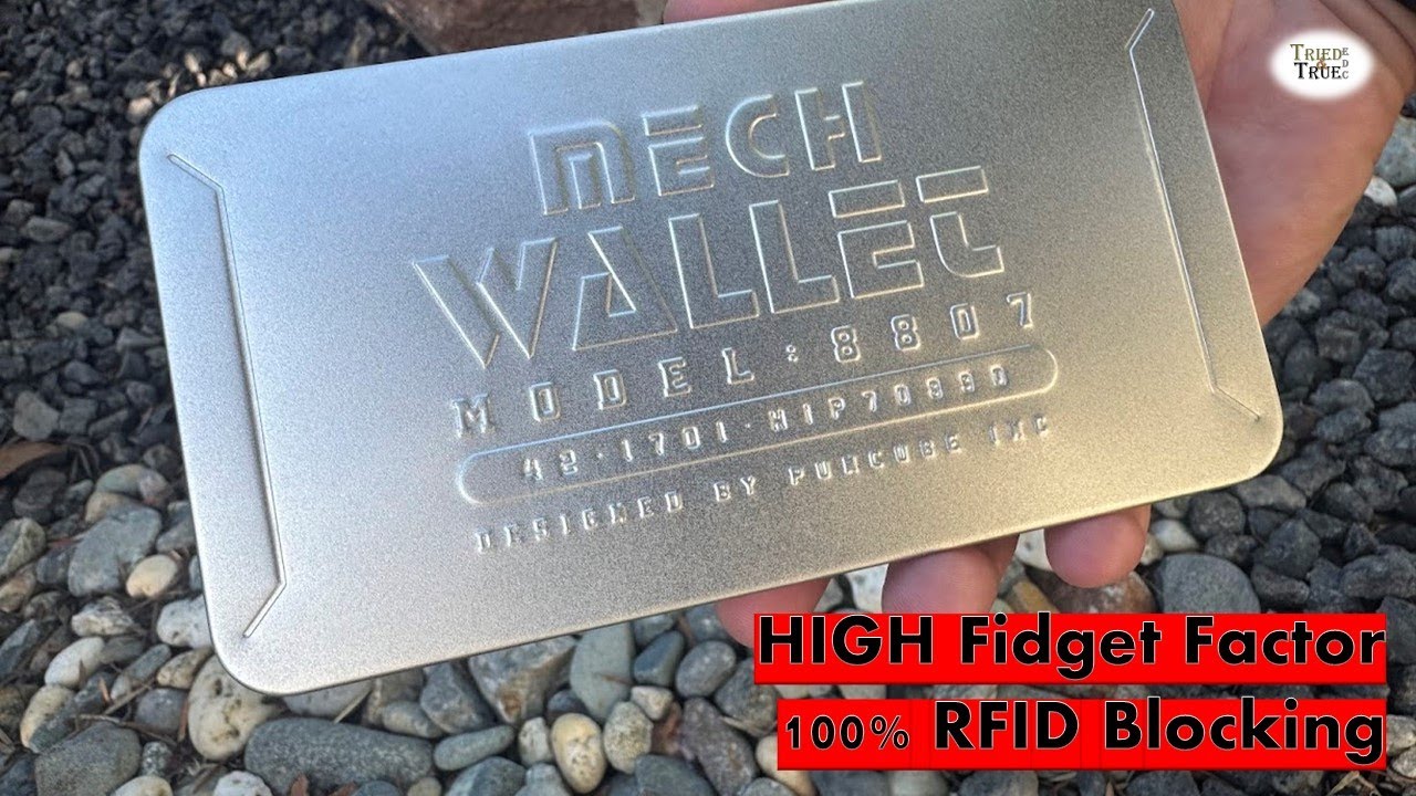 Your NEXT EDC Upgrade -- Mech Wallet in Wasteland Aluminum from