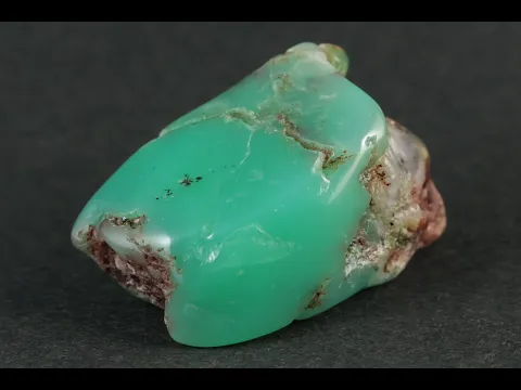 クリソプレーズ(緑玉髄) 原石 磨き17.1g｜天然石 通販キラリ石