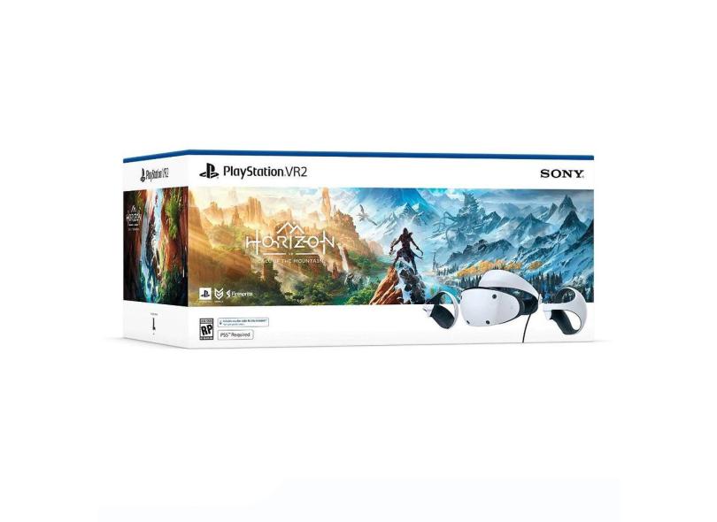 PlayStation VR2 + Horizon Call Of The Mountain PS5 sem Fio com