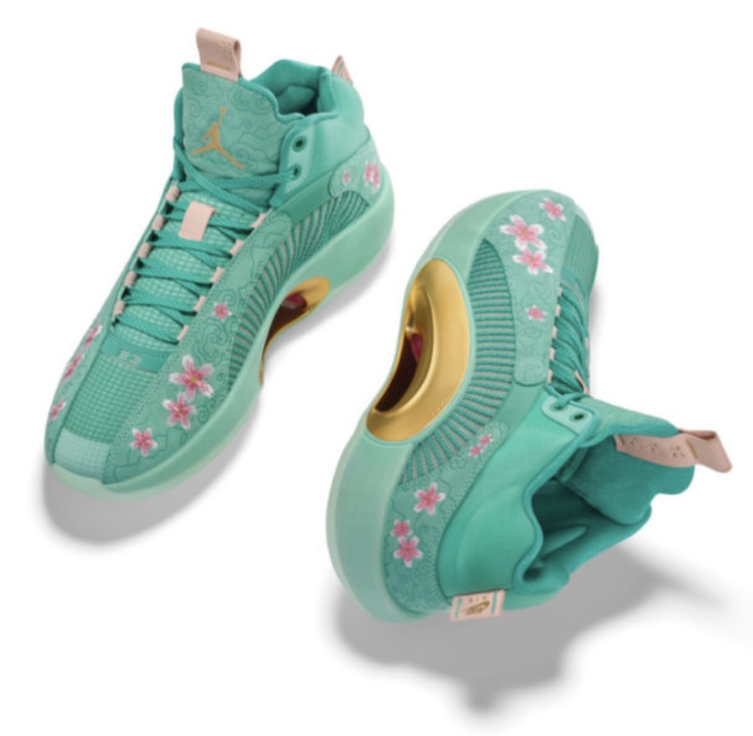 八村塁専用のエア ジョーダン35(XXXV) “桜” PE 登場！ | 8469
