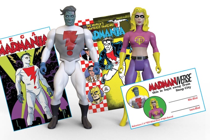 Mike Allred's Madman, It Girl, and Madwoman Retro Action Figures