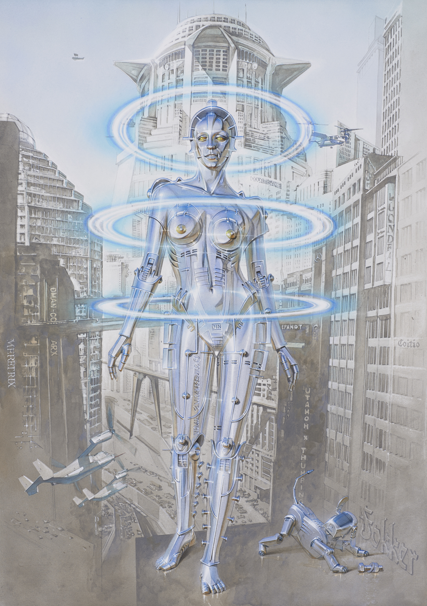 空山基による新作個展”Sorayama Explosion”、NANZUKAで開催 | Atelier506