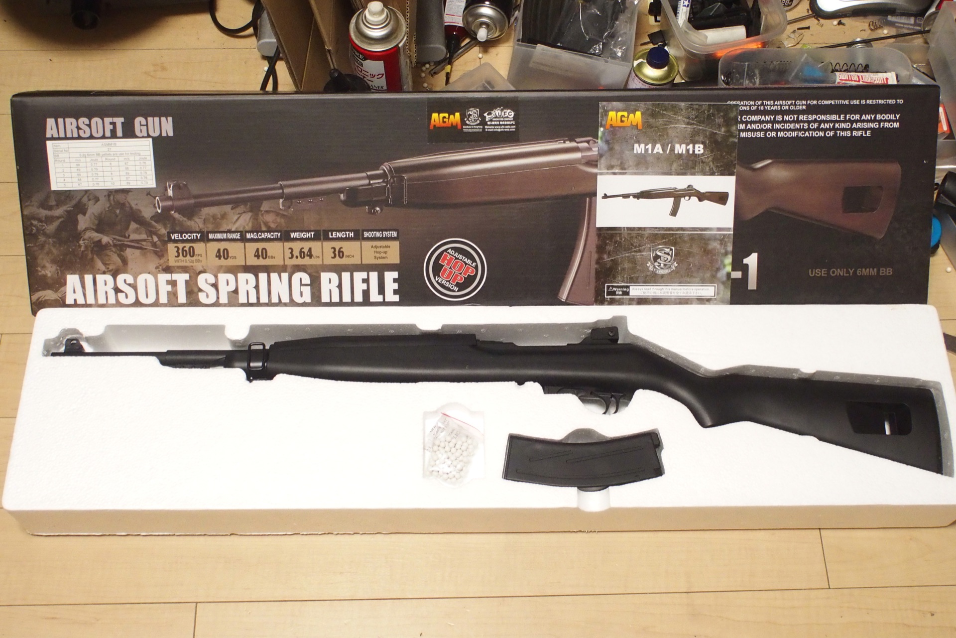 AGM M1カービン エアーコッキングライフルを買ってみた | エボログ