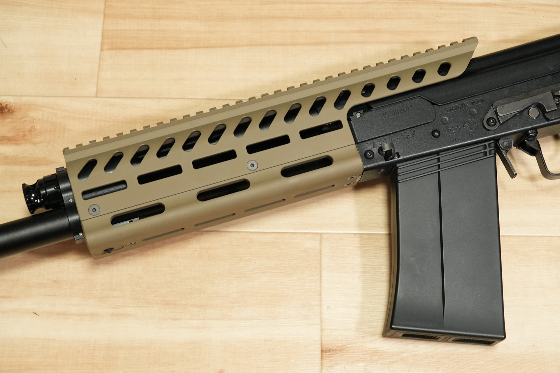 ITP airsoft 東京マルイ SAIGA 12K用M-LOKハンドガード(FDE)のレビュー