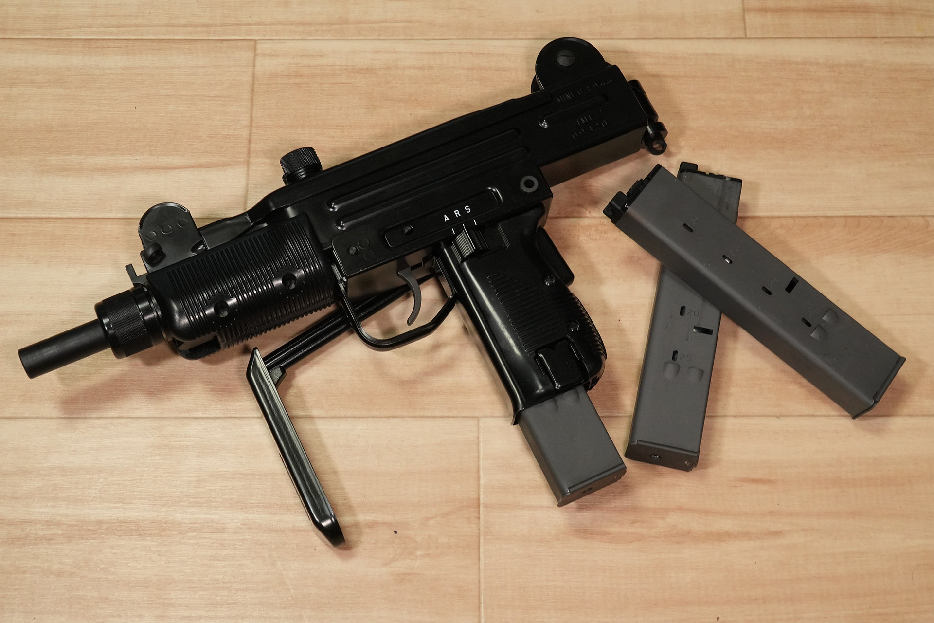 コクサイ ミニウージー miniUZI ガスガン BV式 外部ソース ASGK