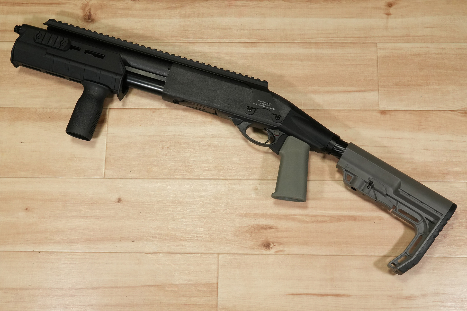 ツチノコデザイン マルゼン CA870 M4ストックアダプターをCA870 TAC-10