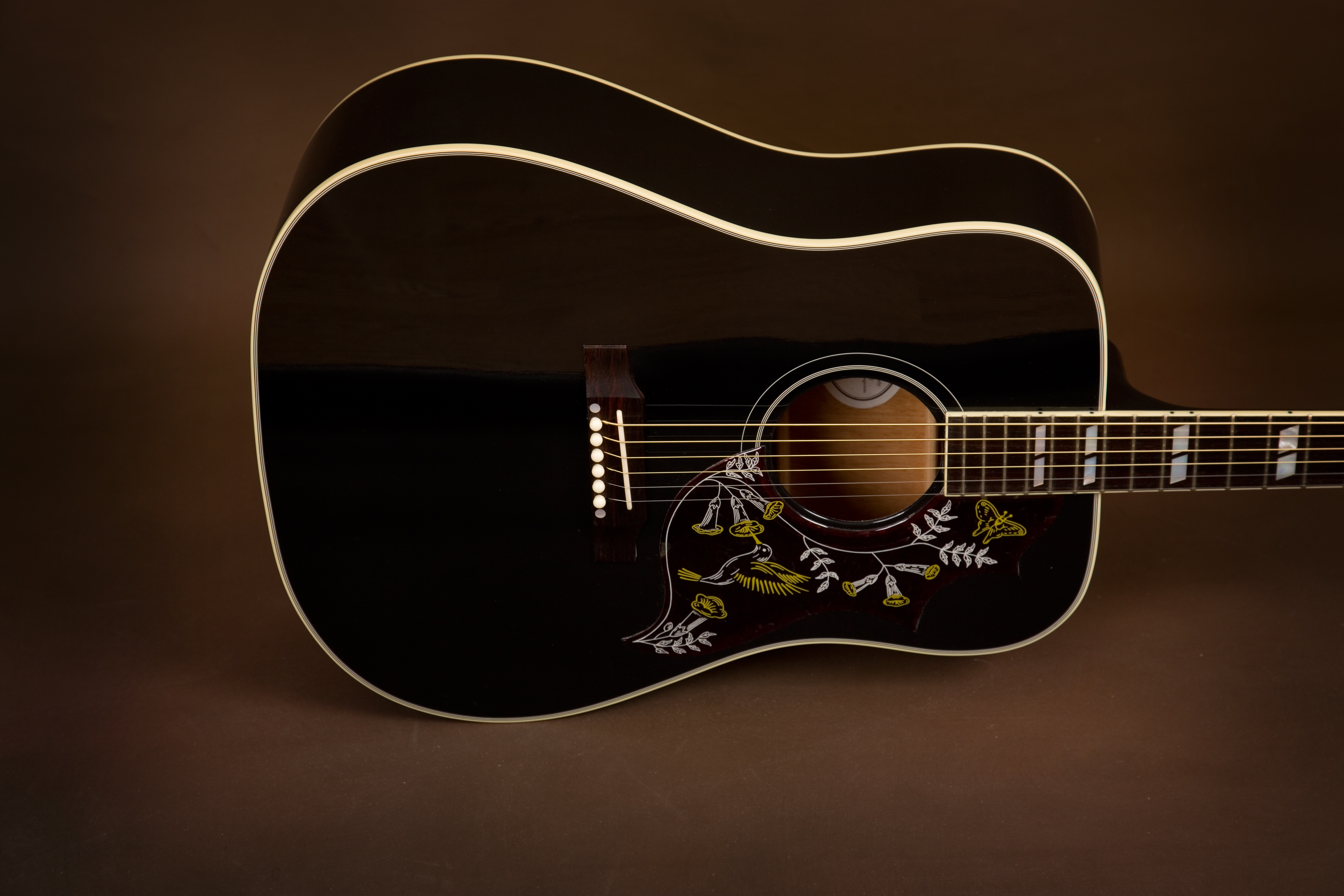 2012 Gibson Hummingbird Acoustic-Electric Guitar in Rare Ebony